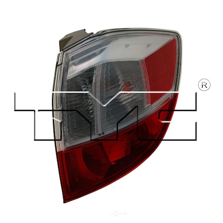 Tyc Tail Light Assembly, No Tyc 11-6326-00 11-6326-00